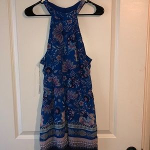 Crystal Sky Floral Romper